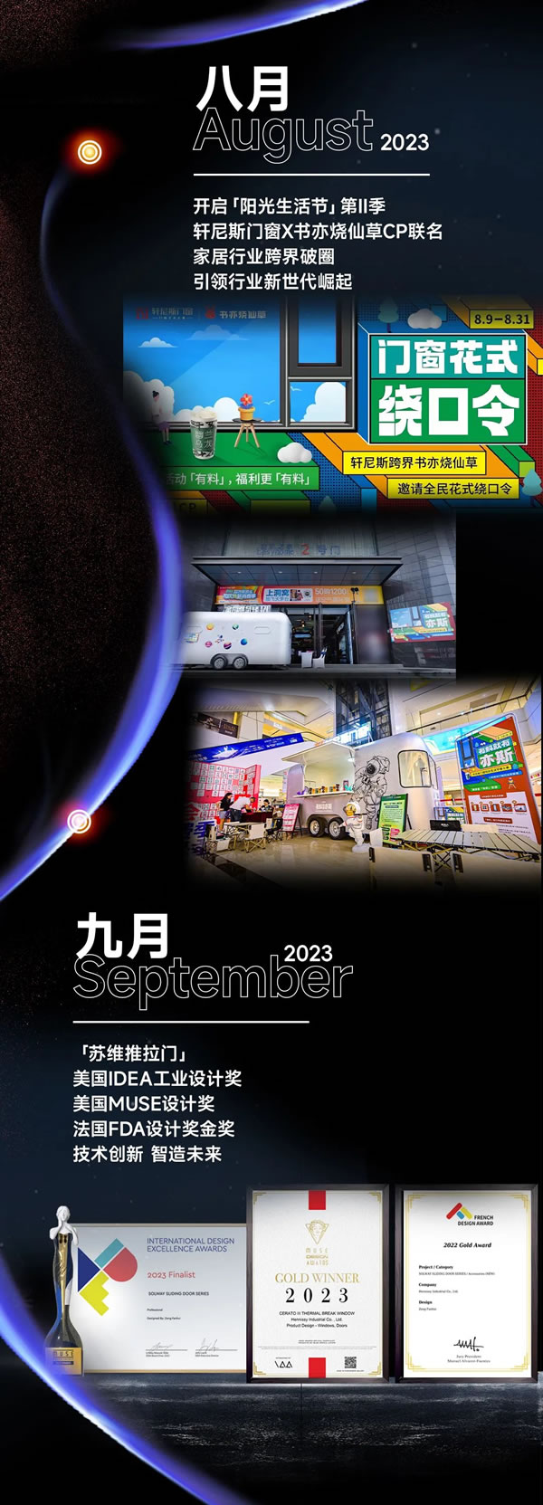 撼视界·揽未来 | 轩尼斯门窗2023荣耀大事件 撼视界·揽未来 | 轩尼斯门窗2023荣耀大事件