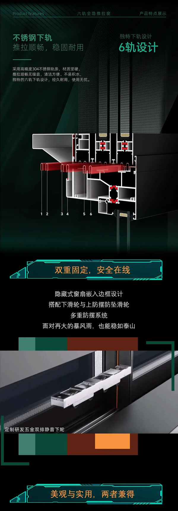 致尚阳光门窗|超级爆款上线!尚景127六轨隐扇极窄推拉窗纱一体 致尚阳光门窗|超级爆款上线!尚景127六轨隐扇极窄推拉窗纱一体